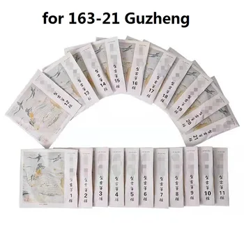 1 - 21 Siruri de caractere Titera set complet 21pcs Guzheng Siruri de caractere Chinezești Instrumente Muzicale Accesorii