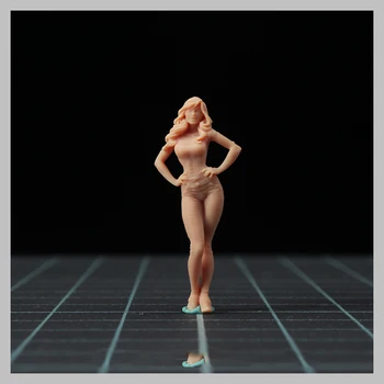 1/64 28MM Rășină Model Kituri Mary Femeie Film Cifre Jane Rășină Figura GK Alb Model de Imprimare 3D Diorama Papusa Nevopsite DIY Jucărie