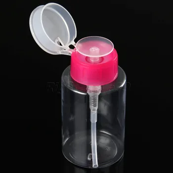 1 buc lac de Unghii Remover Sticla 160ml Gol Dispenser Pompa de Unghii Lichide Container de Alcool Acetonă Ulei de Unghii Instrument de Frumusete