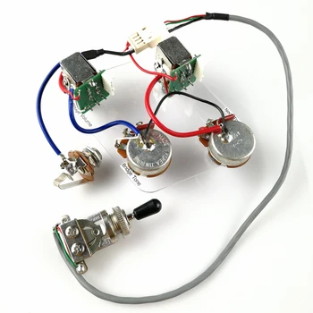 1 Set LP SG Chitara Electrica Preluare Cabluri Push Pull Comutator Potențiometre Pentru Epi Fără sudură