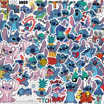 10/30/50pcs Disney Drăguț Lilo & Stitch Autocolante Kawaii Fete Graffiti Laptop, Telefon de Masina rezistent la apa Decalcomanii Autocolant pentru Copii Jucarii