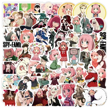 10/30/50Pcs/Set SPION FAMILIEI Spy Casă de Joacă Anime Autocolante Estetica Laptop Sticla de Apa Graffiti Decalcomanii de Copii Autocolant ToysToys