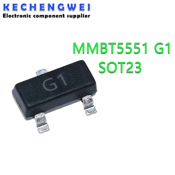 100BUC 2N5551 SOT23 MMBT5551 G1 SOT23-3 SMD tranzistor original Nou