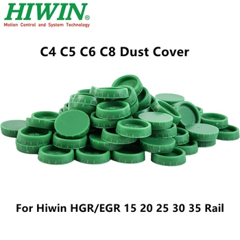 100buc HIWIN de Mișcare Liniară Șină de Ghidare Capac de Praf C4 C5 C6 C8 Plastic Verde Capace Protector HGR15 HGR20 HGR25 HGR30 HGR35 EGR15