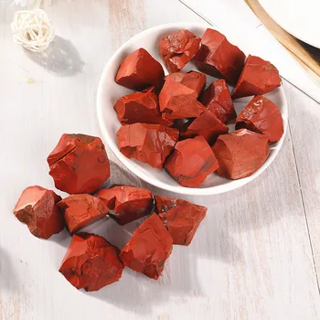 100g Naturale Jasp Roșu Pietre Brute Minerale Exemplare Prime Cristale de Formă Neregulată Stâncă de Piatră pentru Rezervor de Pește Acvariu