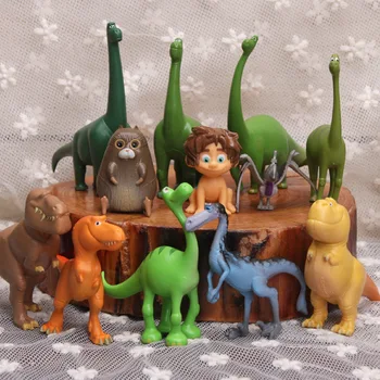 14pcs/set Animale Desene animate Câine Iepure PVC Figurine Model în Miniatură Decorarea Jucărie de Ziua de nastere Cadou de Crăciun