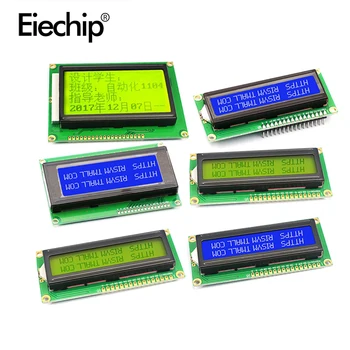 1602A 2004 5V display LCD cu blacklight pentru arduino ecran, LCD display de caractere albastru/verde galben cu IIC/I2C adaptor de bord