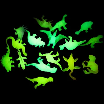 16pcs/set Luminos Jurassic Noctilucent Dinozaur Jucării Strălucire În Întuneric Dinozauri