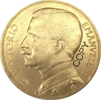 1912 Italia 50 de Lire în monede COPIA 28MM