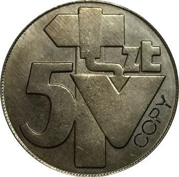 1959 Polonia monede de Nichel COPIA 29mm