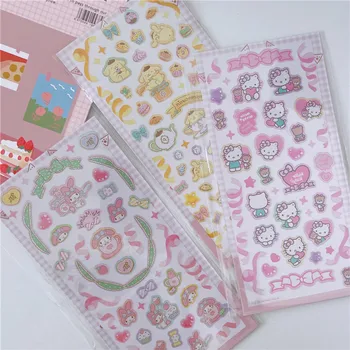 1buc Anime Drăguț Kuromi Melodia Hello Kitty Cinnamoroll Registrul Decorativ Sanrio Autocolant Impermeabil