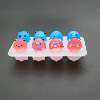 1buc UV de Bijuterii Rășină Lichidă Mucegai Silicon 3D Porc Rășină Mucegai Pentru DIY Decora Bijuterii