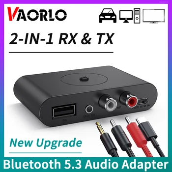 2 ÎN 1 Bluetooth 5.3 Transmițător Receptor 3.5 mm AUX RCA USB U-Disc de Muzica Stereo Wireless Adaptor Audio Pentru TV, PC Car Kit Difuzor