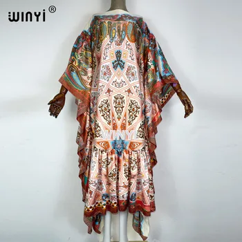 2021 WINYI rochii pentru Femei de iarnă Lenjerie de pat din Bumbac Rochie Lunga New Sosire Arte Stil Vintage Carouri O-gât Vrac Doamnelor Rochii Casual