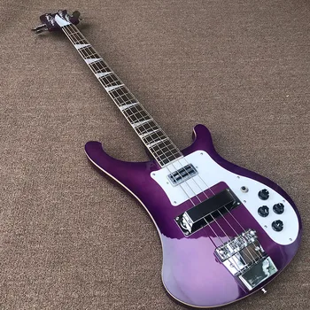 2022 Înaltă calitate 4-string chitara bas Ruiken 4003 Violet vopsea de culoare chitara electrica de transport Gratuit