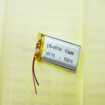 3.7 V 450mAh 602040 Litiu-Polimer Li-Po, li-ion Reîncărcabilă de celule de Baterii Pentru Mp3 MP4 MP5 mobil GPS bluetooth