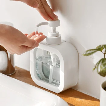 500ml Săpun Transparent Despenser Pentru Baie Pompa de Spumă Sticla de Călătorie Dezinfectant pentru mâini Body Wash Reîncărcabile Face Spuma Container