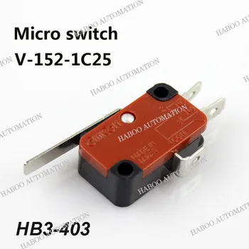 50PCS/lot HB3-403 mocro comutator 16A 250V V-152-1C25 micro comutator de limitare 1NO+1NC comutator de moment