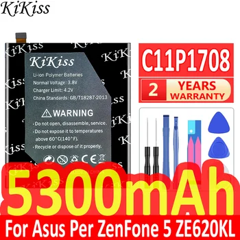 5300mAh KiKiss Puternic Baterie C11P1708 Pentru Asus Pe ZenFone 5 ZE620KL