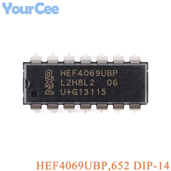 5PCS HEF4069UBP, 652 Invertor SMD Chip IC DIP-14 6 Canal 3V la 15V Invertoare
