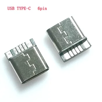 5PCS USB de Tip C, Sarma de Sudura de Tip Feminin Bază 2Pin/6pini Corp Scurt 10.0 Model Simplu