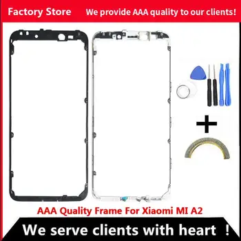 AAA Calitate de Mijloc Cadru Pentru Xiaomi MI A2 Mijloc Carcasa Capac Pentru XIAOMI MI A2 Cadru de Plastic