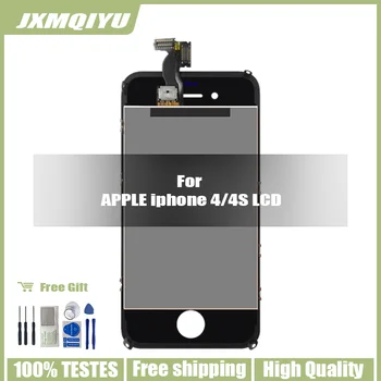 AAA Calitatea Display LCD pentru iPhone 4 4S Touch Digitizer Panoul Frontal de Asamblare Ecran LCD de Înlocuire Completă A1332 A1349 A1431 A1387
