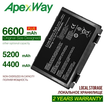 ApexWay 6 Celule Acumulator Pentru Asus A32-82 L0690L6 70NLF1B2000Y 90NLF1B2000Y A41 F82Q X5E X5EA X5J X66 Pro5DAB Pro79I