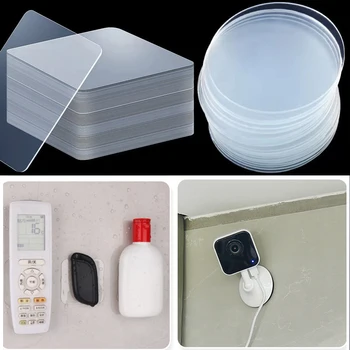 Banda față-Verso Super Lipicios PVC Nano Transparent Nici o Urmă Acrilice Reutilizabile Adeziv rezistent la apa Pendating Fix Home Supplies