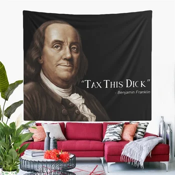 Benjamin Franklin Tapiserie De Perete Estetice Cameră Decor Citat Amuzant Tapiserie Petrecere Fondul Acasă Tapiserii Decorare Dormitor
