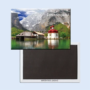 Berchtesgaden, Bavaria magneți de Frigider, Germania Magneți 20067 Turistice, Suveniruri, Cadouri de Metal Învelite Magneți SOUVEMAG 78*54mm