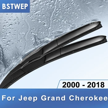 BSTWEP Hibrid Lamele Ștergătoarelor pentru Jeep Grand Cherokee se Potrivesc Cârlig Brațele Model An Din 2000 până în 2018