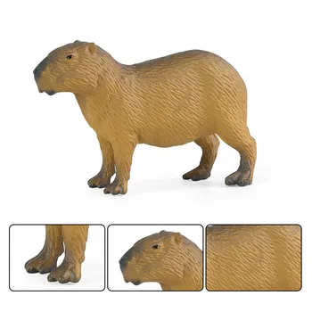 Capybara Modelul Animale Cifrele de Acțiune Hydrochaeris hydrochaeris Colecție Drăguț Decor Realist Jucărie de Învățământ pentru Copii Cadouri