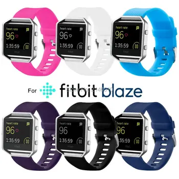 Cauciuc Siliconic Sport Ceas Trupa Curea Înlocui Watchband Pentru Fitbit Blaze Ceas