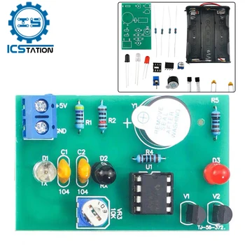 Corpul uman Senzor de Alarmă DIY Kit Electronice de Lipit Proiect Practica Suite Senzor Infraroșu circuitelor Analogice TJ-56-371