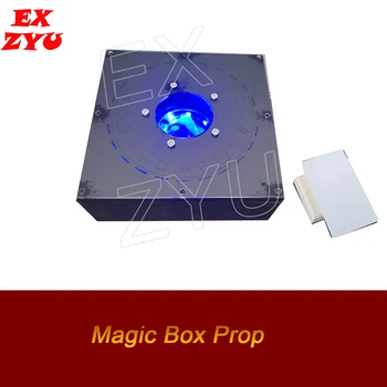 De evacuare joc Magic Box prop Folosi Metal sau Magnet sau Card RFID pentru a declanșa deschis cutia cu lumini de escape room rune elemente de recuzită de EX ZYU