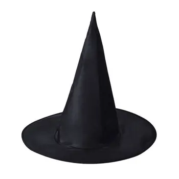 De Halloween Pentru Adulti Femei Negru Palarie De Vrajitoare Pentru Halloween Petrecere Rochie Fancy Costume Accesoriu De Moda Pălărie