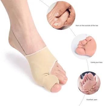 Degetul mare Îndreptat Degetul mare Valgus Protector SEBS Elasticitatea Inflamație la picior Corector de Reglare Picioare Tampoane de Relief Dureri de Picioare Pedichiura