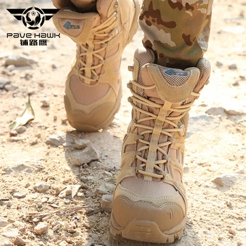 Desert armatei Militare Tactice Cizme din Piele Barbati Cizme de Luptă pentru Bărbați Pantofi de Lucru Alpinism Bărbați Bocanci Cizme de Zapada Zapatos femei