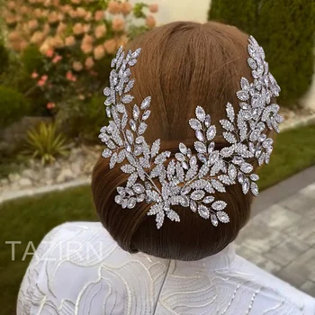 Design Unic De Mireasa De Lux De Păr Frizură Pentru Femei Bal Petrecere Caciulita Nunta Hairpin Frizură Accesorii Bijuterii