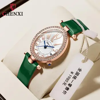 Femei Ceasuri de mână din Piele de Top-Brand de Lux Diamant Doamnelor Ceasuri pentru Femei Ceas Relogio Feminino 2022 Ceasuri