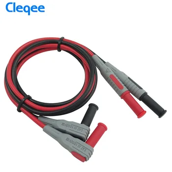 Free shiping Cleqee P1033 Multimetru Testare Cablu Turnat prin Injecție 4mm Banana Plug Linie de Test Direct la Curbe de Testare Cablu