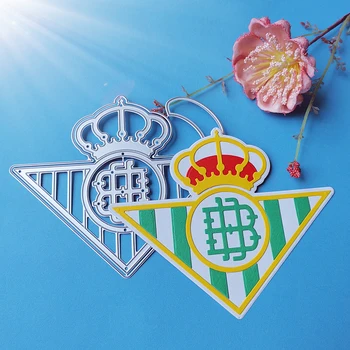 Frumoasa Real Betis, echipa de fotbal moare de tăiere pentru limba engleză, scrisori, albume, reliefuri ambarcațiunile de timbre, album foto puzzl