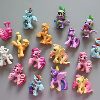 Hasbro Reale Micul Meu Ponei Cifre Drăguț Kawaii Rainbow Dash, Applejack Raritate, Fluttershy, Pinkie Pie Papusa Modele De Jucarii Copii Cadou