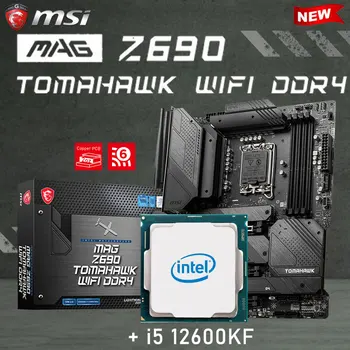 i5 12600KF + MSI MAG Z690 TOMAHAWK WIFI DDR4 Placa de baza Stabilit 128GB M. 2 PCI-E 5.0 Z690 Placa-mama 1700 LGA Desktop ATX Intel Z690