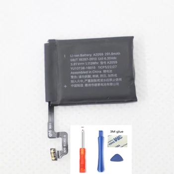 ISUNOO A2059 Baterie Pentru Apple watch Seria 4 291.8 mAh 44mm A2059 Baterie Cu Instrumente Gratuite