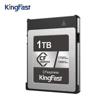 Kingfast CFexpress Tip B Card de Memorie de 128GB, 256GB 512GB 1TB Camera de Carduri de Memorie pentru SLR Digital Camera Raw 4K Video