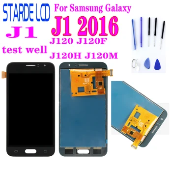 LCD Pentru Samsung Galaxy J1 2016 J120 J120F J120H J120M Display LCD Touch Ecran Digitizor de Asamblare Poate Regla Luminozitatea de Reparare