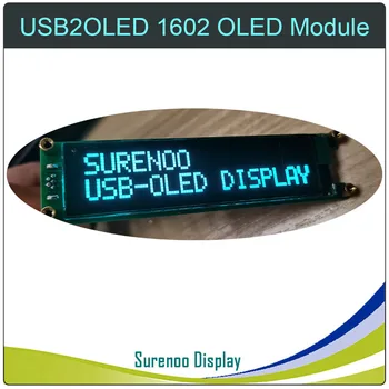 LCD2USB 1602 16X2 162 USB Display OLED LCD Module Panou Ecran USB2LCD USB2OLED suport AIDA64 pentru PC DIY