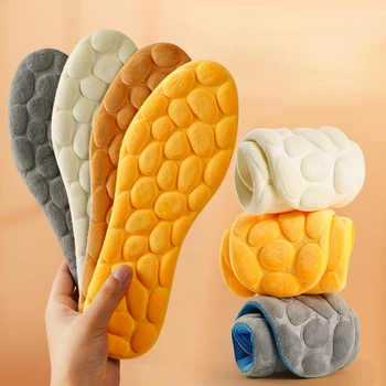 Masaj Cald, Spuma de Memorie Branțuri pentru Pantofi Unic Respirabil Iarna Pluș Cald de Sprijin care Rulează Tălpi de Picioare Semele Ortopedice